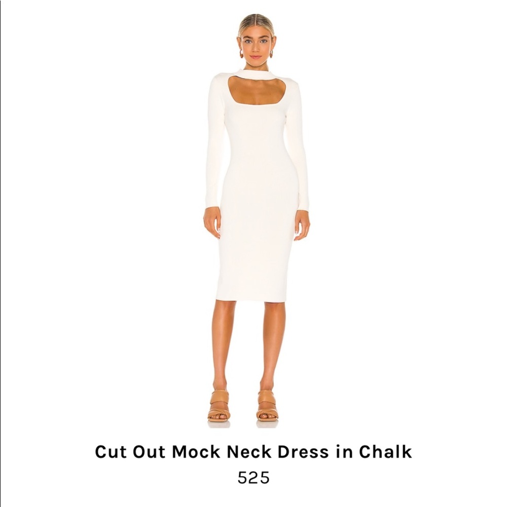 White revolve cutout Dress NWT
